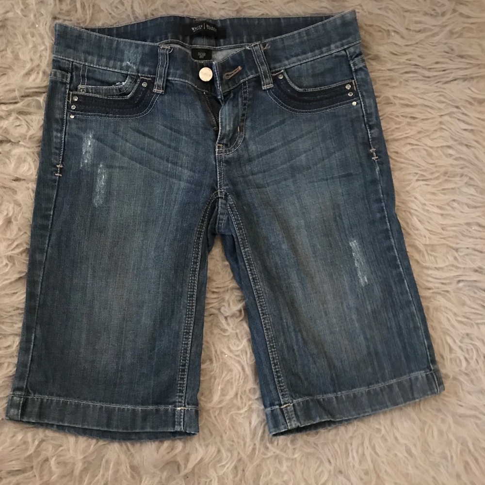 White House Black Market jean shorts